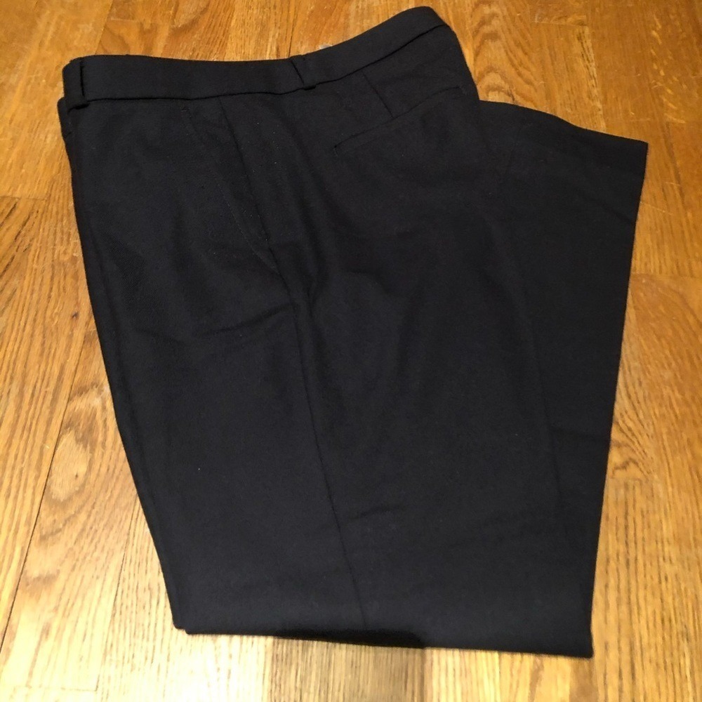 Banana Republic Petite 10P Navy Blue Tailored Career Workwear Dress Pants Women